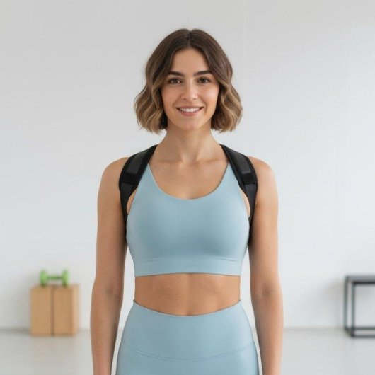 Corretor de postura BODYLIFE dorsal ergonómico ajustável respirável