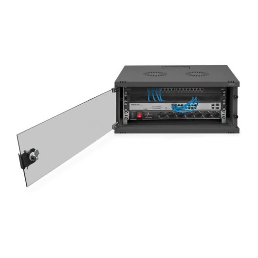 Armadio Rack Digitus SOHO 4U 540x400 mm Nero porta vetro