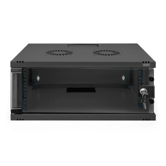 Armadio Rack Digitus SOHO 4U 540x400 mm Nero porta vetro