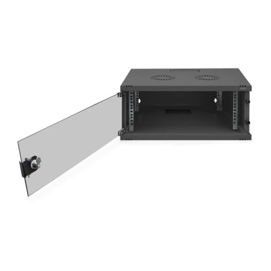Armadio Rack Digitus SOHO 4U 540x400 mm Nero porta vetro
