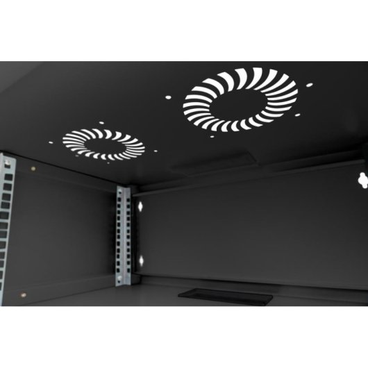 Armadio Rack Digitus SOHO 4U 540x400 mm Nero porta vetro