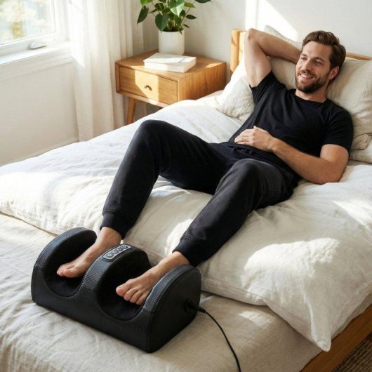 Masajeador BODYLIFE Calefactable Shiatsu para Pies y Pantorrillas