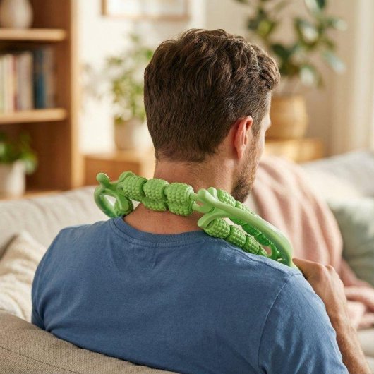 Rodillo de masaje BODYLIFE 360° doble columna drenaje anticelulítico