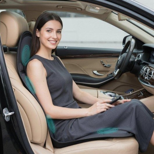 Asiento de Masaje BODYLIFE Calefactable con 5 Motores Vibratorios