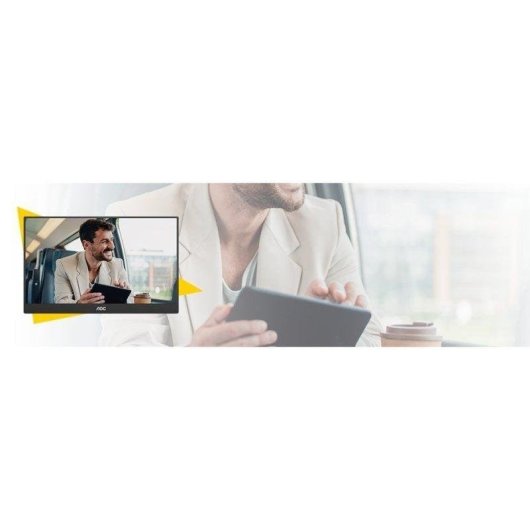 Monitor AOC 16T20E2 15,6" FullHD 60Hz IPS USB-C Mini HDMI Lautsprecher 4ms