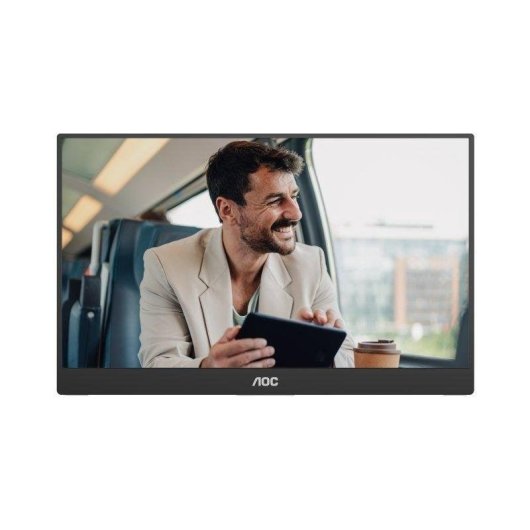 Monitor AOC 16T20E2 15,6" FullHD 60Hz IPS USB-C Mini HDMI Lautsprecher 4ms