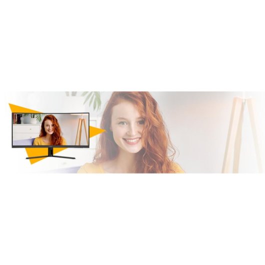 Écran PC AOC CU34B3E 34'' UltraWide Quad HD 120Hz VA Courbé HDR10 Haut-parleurs