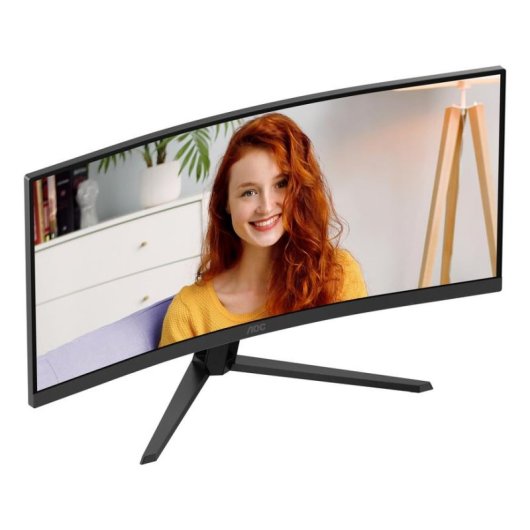 Écran PC AOC CU34B3E 34'' UltraWide Quad HD 120Hz VA Courbé HDR10 Haut-parleurs