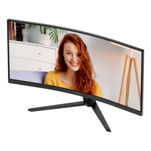 Écran PC AOC CU34B3E 34'' UltraWide Quad HD 120Hz VA Courbé HDR10 Haut-parleurs