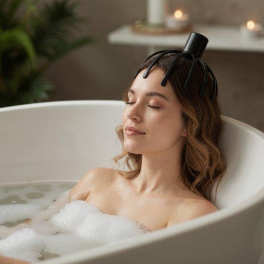 Pack de Relajación BODYLIFE Cráneo & Mirada con Masajeador 360° y Máscara Calefactable