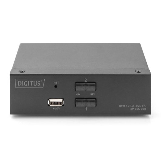 KVM Switch Digitus DS-12851 2x1 DP 4K 60Hz USB Audio