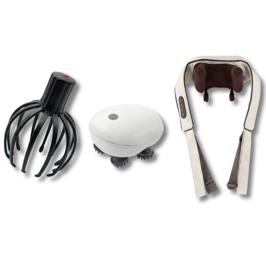 Cofre de Masaje BODYLIFE Experto 360° con Masajeador Craneal, Corporal 3D y Shiatsu