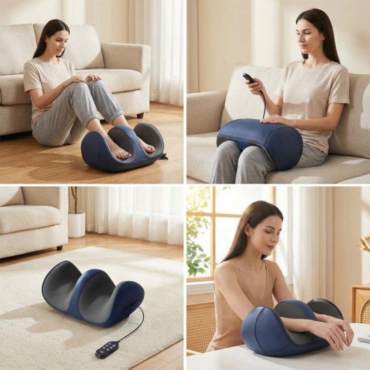 Cojín de Masaje BODYLIFE 3D con Calor Infrarrojo y Rotación Bidireccional