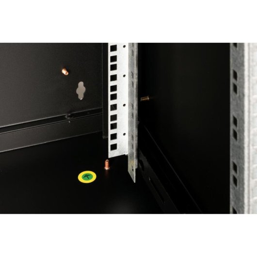 Rackschrank Digitus Unique 16U 600x600 mm 100 kg Stahl Glas Schwarz