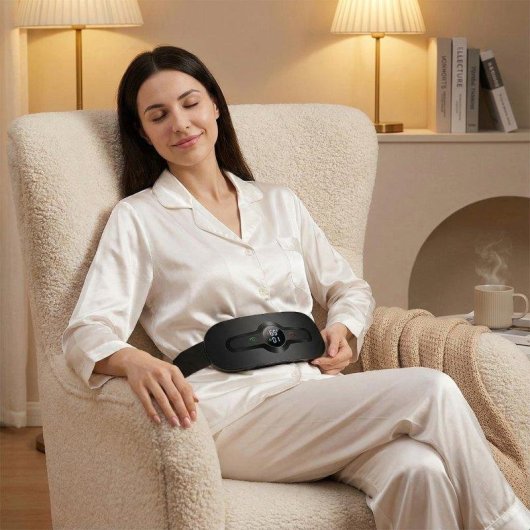 Cinturón Menstrual Calefactable BODYLIFE Grafeno 6 Niveles Calor Masajes