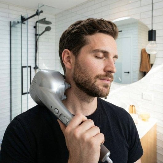 Pistolet de Massage BODYLIFE 4 Têtes Double Intensité Profondeur