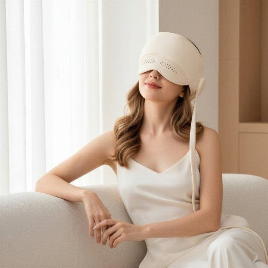 Máscara de Masaje Ocular BODYLIFE Calentable con Compresión de Aire