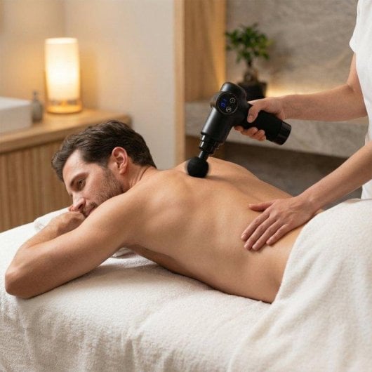 Pistolet de Massage BODYLIFE 8 Vitesses 4 Têtes Profondes