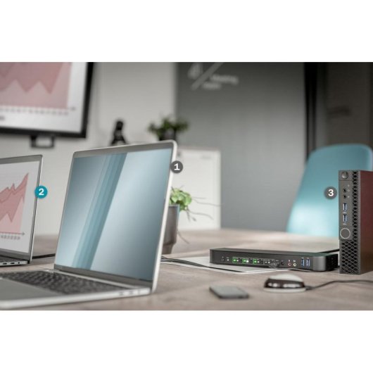 KVM Switch Digitus 4 Port 4K60Hz 4 DP in 1 DP HDMI out