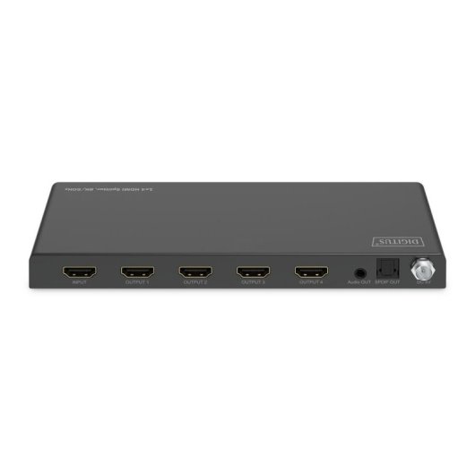 HDMI Splitter Digitus 1x4 8K 4 Ausgänge HDR EDID Audio