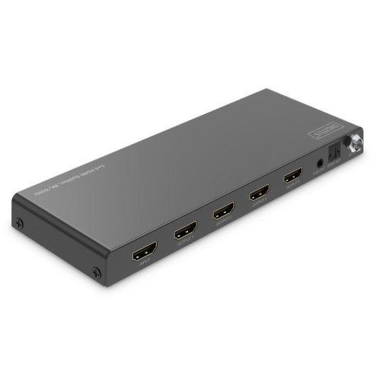 HDMI Splitter Digitus 1x4 8K 4 Ausgänge HDR EDID Audio