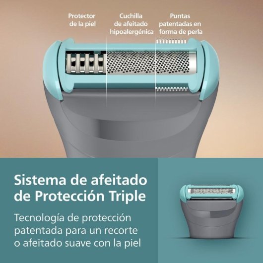 Afeitadora Corporal Philips Bodygroom BG3480/15 Inalámbrica 80min Seco y Mojado 2 Peines