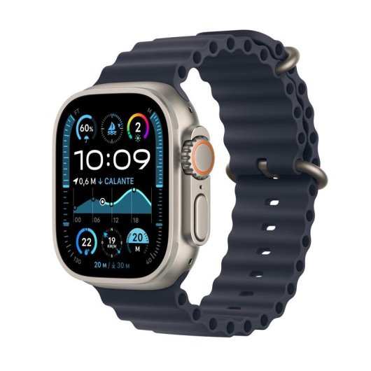 Apple Watch Ultra 2 GPS 4G NFC 49mm OLED Titanio Navy Grande Impermeabile 10ATM SpO2 Cardiofrequenzimetro