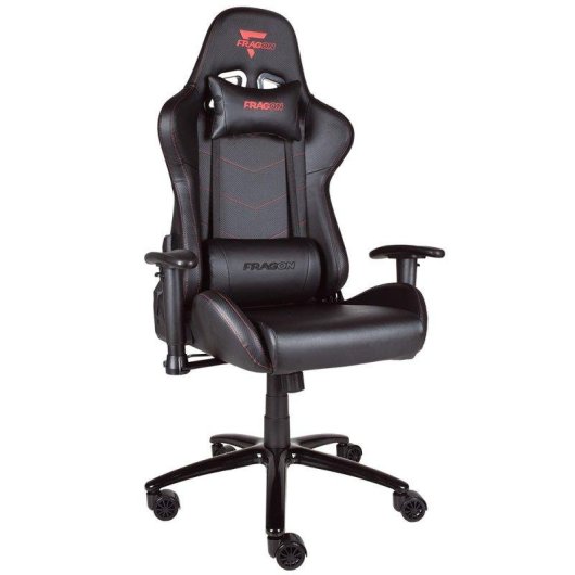 Silla Gaming FragON 2x V2 Negro con Reposabrazos Ajustables