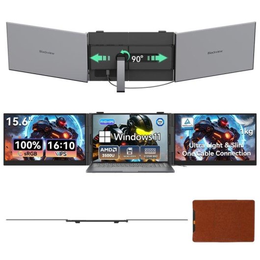 Monitor Blackview DCM8 Pro 15,3" FullHD 60Hz IPS USB-C Altavoz Integrado