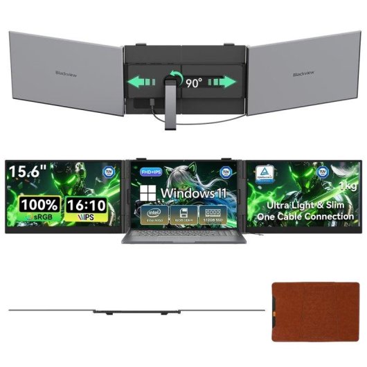 Monitor Blackview DCM8PRO 15,3" FullHD 60Hz IPS Ultraligero Sonido Integrado