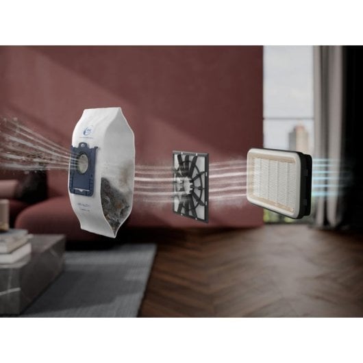 Staubsauger mit Beutel AEG AB51C1DR5B 750W 3L Hygiene-Filter Rot