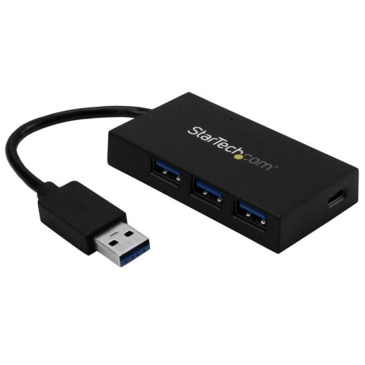 Hub StarTech.com 4 portas 5Gbps USB 3.2 Gen 1 com alimentação
