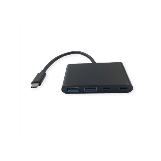 Hub Value 4 puertos 1000 Mbit/s USB 3.2 Gen 1 modelo 14.99.5041 aluminio negro