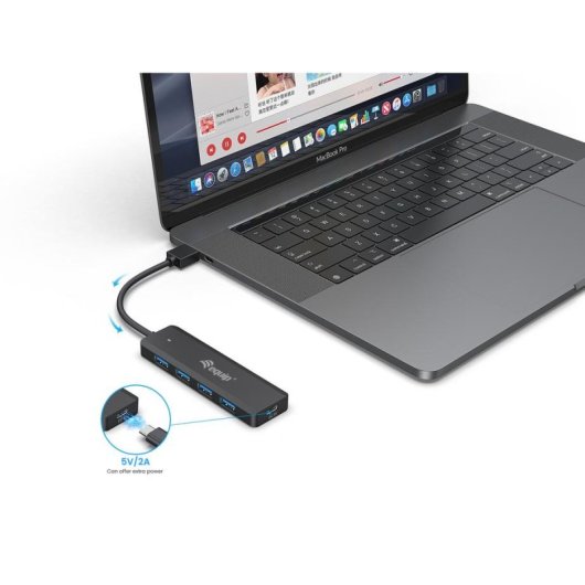 Hub Equip 5 portas 5000 Mbit/s USB 3.2 Gen 1 modelo 128959