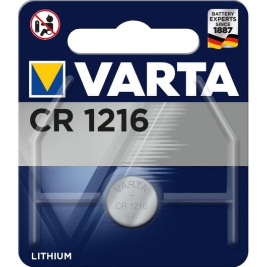Pilha Varta CR1216 Lítio 3V 27mAh 1 unidade