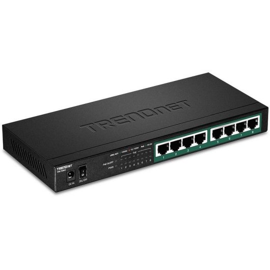 Switch Trendnet TPE-TG84 Gigabit 8 Ports PoE+ 120W lüfterlos