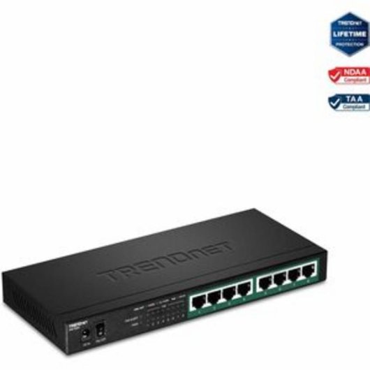 Switch Trendnet TPE-TG84 Gigabit 8 Ports PoE+ 120W lüfterlos