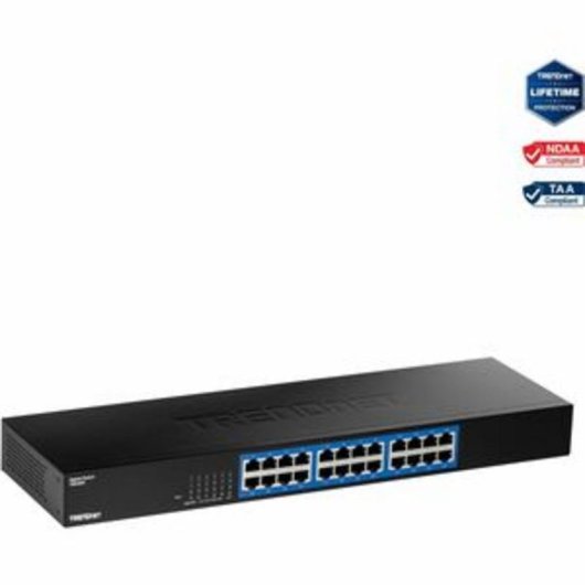 Switch Trendnet TEG-S25 Gigabit 24 Ports Rackmount Luefterlos