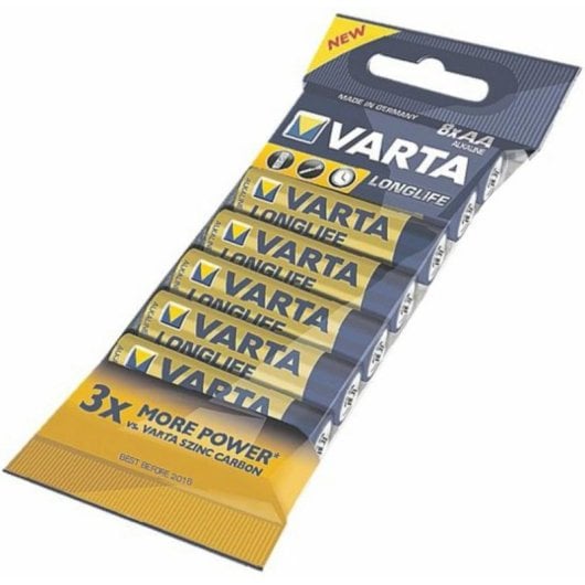 Batteria Varta 4106 AA Alcalina 1,5 V Confezione 8 pezzi