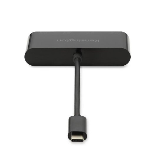 Hub Kensington 4 portas 10 Gbps USB-C CH1200 Plug and Play Preto