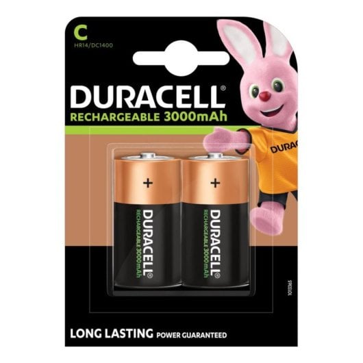Batería Recargable Duracell Ultra C Níquel-metal hidruro 1,2 V 2 piezas 3000 mAh