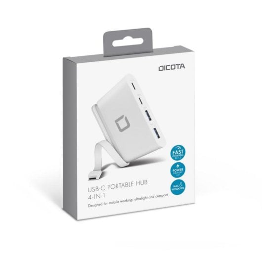Dockingstation Dicota D31731 100 W 4x USB-C weiß
