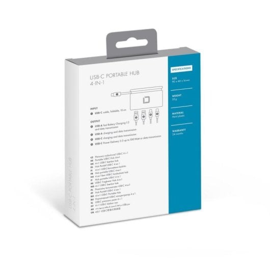 Dockingstation Dicota D31731 100 W 4x USB-C weiß