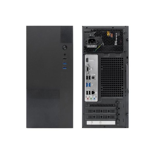 Tour Coolbox M440 Micro ATX USB 3.2 Gen1 Noir avec Alimentation 500W