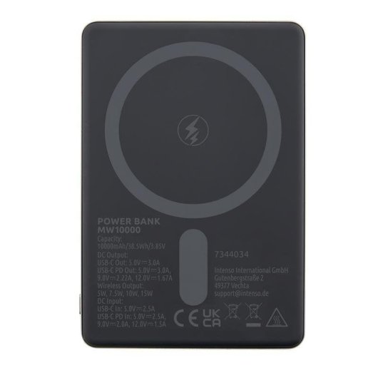 Batteria Esterna Intenso MW10000 Magnetica 10000 mAh MagSafe 15W USB-C PD 20W