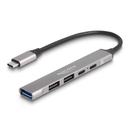 Dockingstation Delock 64298 USB 3.2 Gen 2 Type-C 95 W Grau