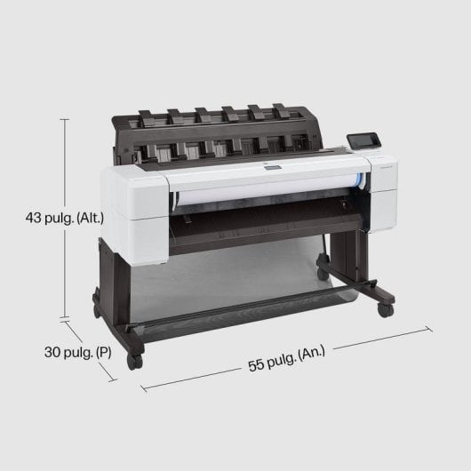 Stampante Inkjet Ethernet HP Designjet T1600 36" con stampa mobile e sicurezza