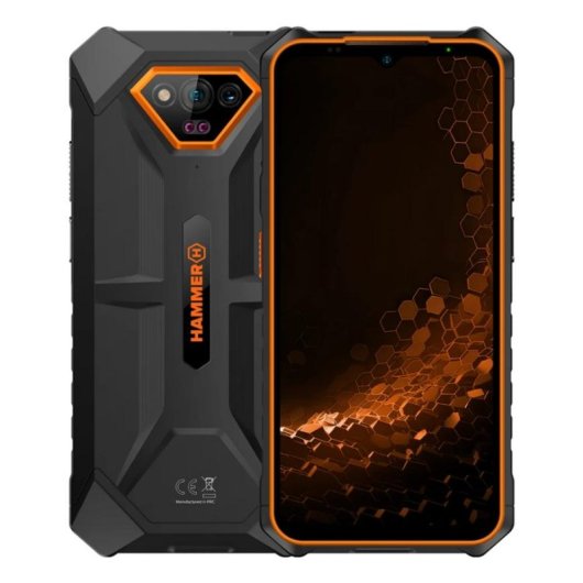 Hammer Iron V 4G 6GB 64GB 6.5" Negro Naranja