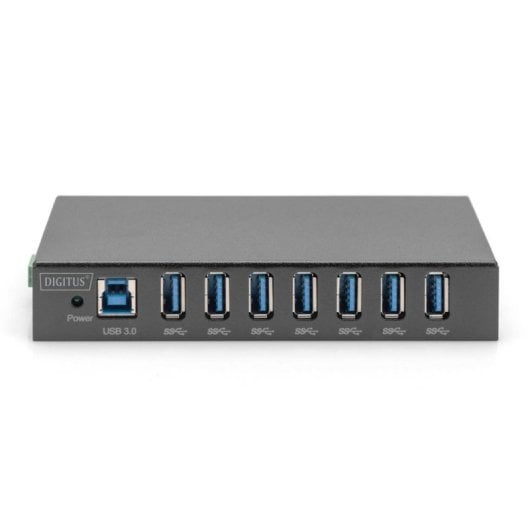 Hub Digitus 7 Ports 5 Gbit/s USB 3.2 Gen 1 Industrial Line Metall ESD