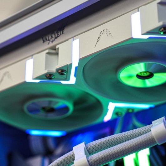 Refrigeración Líquida Valkyrie Dragonfang 240mm 2 Ventiladores Blanco FDB